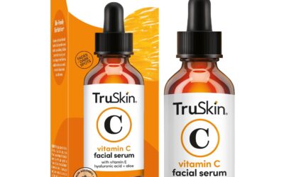 TruSkin Vitamin C Serum – Anti Aging Facial Serum with Vitamin C, Hyaluronic Acid, Vitamin E & More – Brightening Serum for Dark Spots, Even Skin Tone, Eye Area, Fine Lines & Wrinkles, 1 Fl Oz